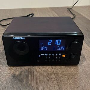 Sangean WR-22 Alarm/ Clock Radio Bluetooth with Owner’s Manual